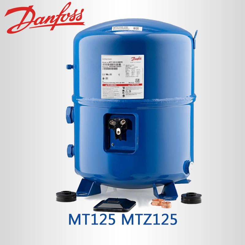 MT125-MTZ125-R22-Danfoss-Air-Conditioning-Piston-Compressor