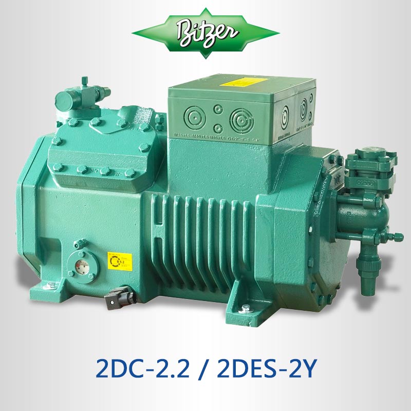 2DC-2.2-2DES-2y-Bitzer-2HP-Semi-hermetic-Compressor